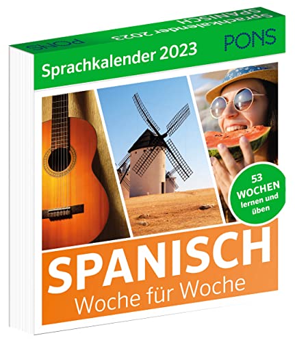 PONS Sprachkalender Spanisch 2023: Woche für Woche Spanisch lernen, Abreißkalender von Pons GmbH