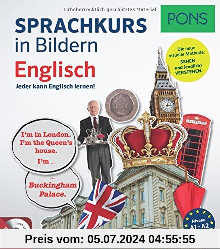 PONS Sprachkurs in Bildern Englisch - Jeder kann Englisch lernen - mit dem visuellen PONS-Prinzip!