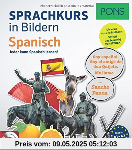 PONS Sprachkurs in Bildern Spanisch: Jeder kann Spanisch lernen - mit dem visuellen PONS-Prinzip