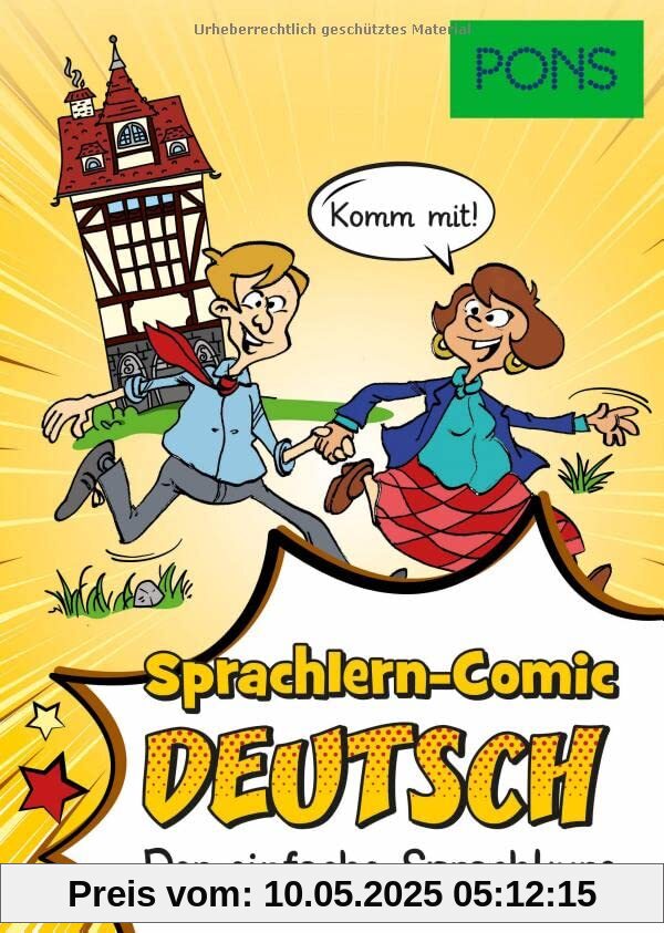 PONS Sprachlern-Comic Deutsch als Fremdsprache: Der einfache Deutsch-Sprachkurs