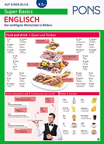 PONS Super Basics auf einen Blick Englisch: Der wichtigste Wortschatz in Bildern (PONS auf einen Blick)