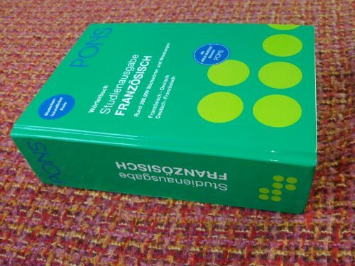 PONS Wörterbuch Studienausgabe Französisch für Schule und Studium: Französisch-Deutsch/Deutsch...