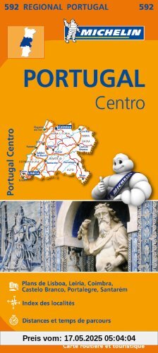 PORTUGAL CENTRE 11592 CARTE ' REGIONAL ' MICHELIN KAART PORTUGAL CENTRE 11592 CARTE ' REGIONAL ' MICHELIN KAART