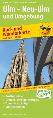 PUBLICPRESS Rad- und Wanderkarte Ulm - Neu-Ulm und Umgebung von Freytag-Berndt u. Artaria / PUBLICPRESS