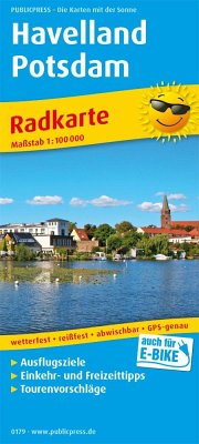 PUBLICPRESS Radkarte Havelland - Potsdam von Freytag-Berndt u. Artaria / PUBLICPRESS