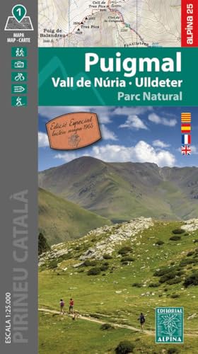 Puigmal-de Nuria: Hiking Map 1:25000 von Alpina Editorial