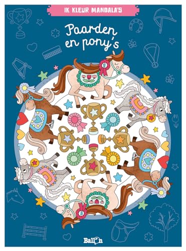 Paarden en pony's (Ik kleur mandala's, 1) von Ballon Kids