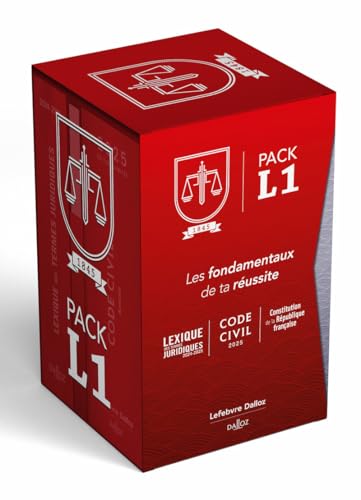Pack L1 2025 : Code civil - Lexique des termes juridiques - Constitution de la République Fr. 23e: Pack L1 en 3 volumes : Code civil, Lexique des ... Constitution de la République française Pack L1 2025 : Code civil - Lexique des termes juridiques - Constitution de la République Fr. 23e: Pack L1 en 3 volumes : Code civil, Lexique des ... Constitution de la République française