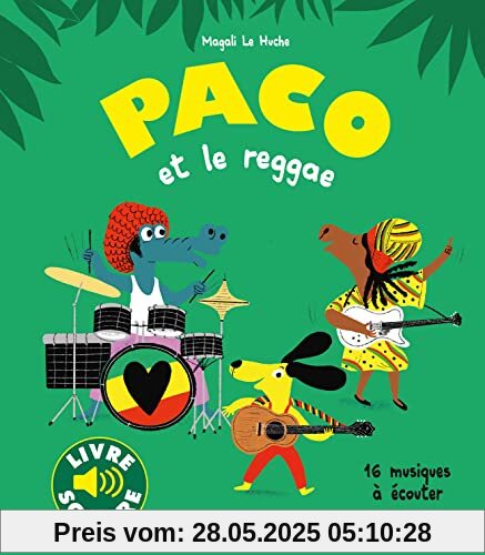 Paco et le reggae: 16 musiques à écouter - Mes petites livres soniores