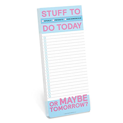 Pad: Knock Knock Stuff To Do Today Make-a-List Pads