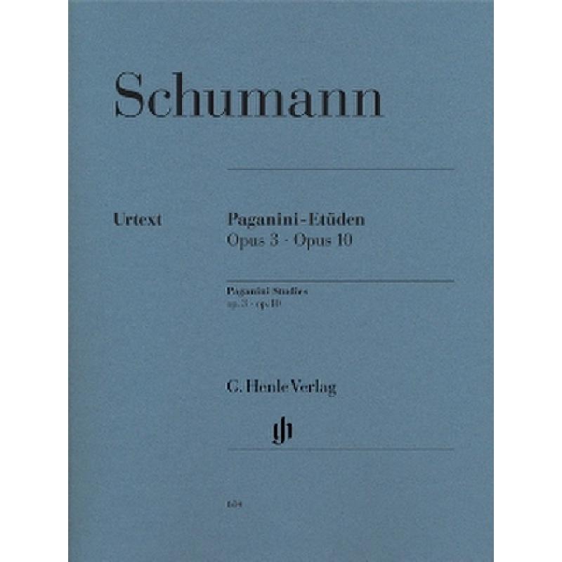 Paganini Etüden op 3 + op 10 Paganini Etüden op 3 + op 10