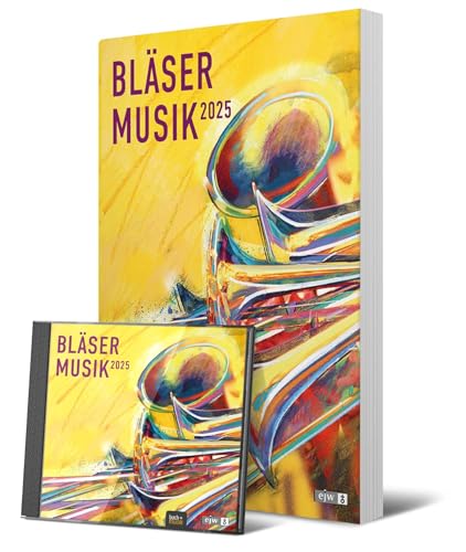 Paket Bläsermusik 2025: Notenheft und Doppel-CD von Praxisverlag buch+musik bm gGmbH