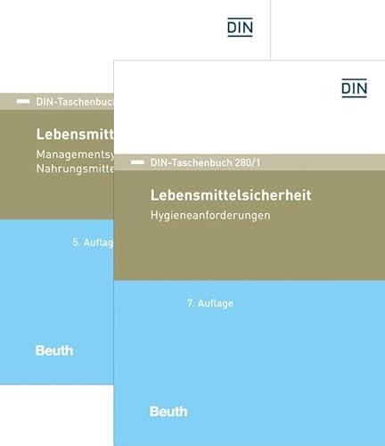 Paket Lebensmittelsicherheit: Paket DIN-Taschenbuch 280/1 und 280/2 Hygieneanforderungen, Managementsysteme, Nahrungsmittelmaschinen Paket Lebensmittelsicherheit: Paket DIN-Taschenbuch 280/1 und 280/2 Hygieneanforderungen, Managementsysteme, Nahrungsmittelmaschinen von Beuth Verlag