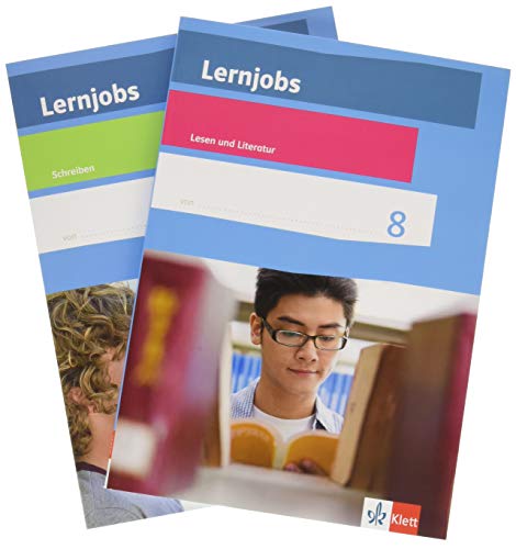 Paket Lernjobs 8: Lernjobs 8 Schreiben, Lernjobs 8 Lesen, Lerntagebuch Klasse 8