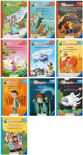 Paket – Leserabe Komplettbezug · Set 3: 10 Bände (je 5 Bände zu Lesestufe 1 und Lesestufe 2) von Mildenberger Verlag GmbH