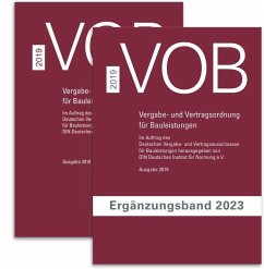 Paket VOB Gesamtausgabe 2019 + VOB Ergänzungsband 2023 von DIN Media