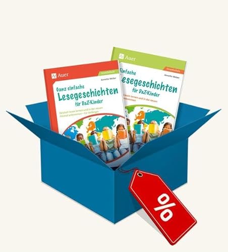 Paket: (Ganz) einfache Lesegeschichten für DaZ-Kinder: (1. bis 4. Klasse)