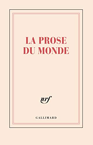 Papeterie Gallimard Carnet Ligne "la Prose du Monde" 11,8x18,5c