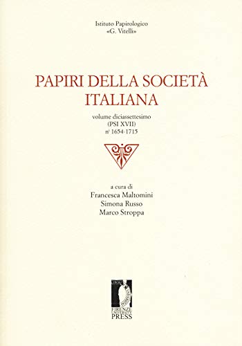 Papiri della società italiana (Vol. 17) (Edizioni dell'Istituto papirologico «G. Vitelli»)
