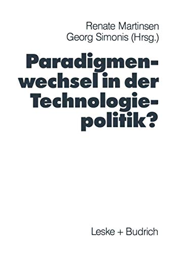 Paradigmenwechsel in der Technologiepolitik? von VS Verlag für Sozialwissenschaften