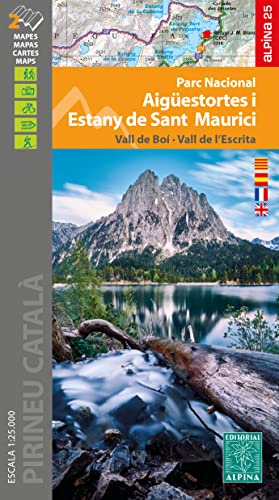 Parc National Aiguestortes i Estany de Sant Maurici 1:25000: Alpina Wanderkarte 1:25000 von Alpina Editorial