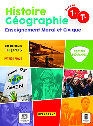 Parcours Pro HG Histoire Géographie EMC 1re, Tle Bac Pro (2021) - Pochette élè von DELAGRAVE