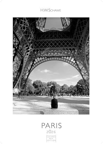 Paris schwarz-weiss 2026 S 29x21cm von CASARES EDITION