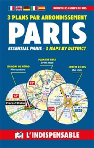 Paris transport 3 plans par arrondissement: Nouvelles lignes de bus von INDISPENSABLE
