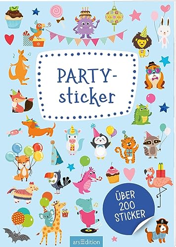 Partysticker: Über 200 Sticker | Dekosticker für Geburtstage und andere Feste von arsEdition