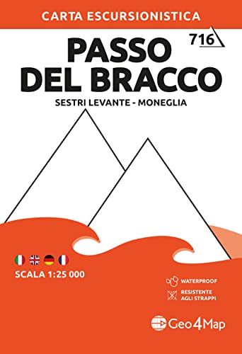 Passo del Bracco: Sestri Levante-Moneglia (Carta escursionistica) Passo del Bracco: Sestri Levante-Moneglia (Carta escursionistica) von LIBRERIA GEOGRAFICA