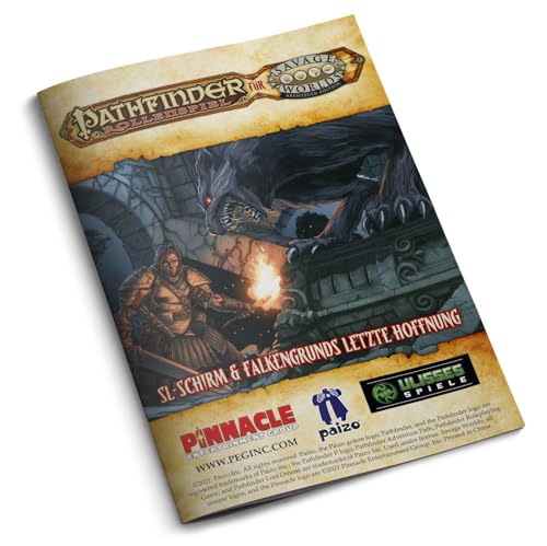 Pathfinder für Savage Worlds - Sl-Schirm + Falkengrund