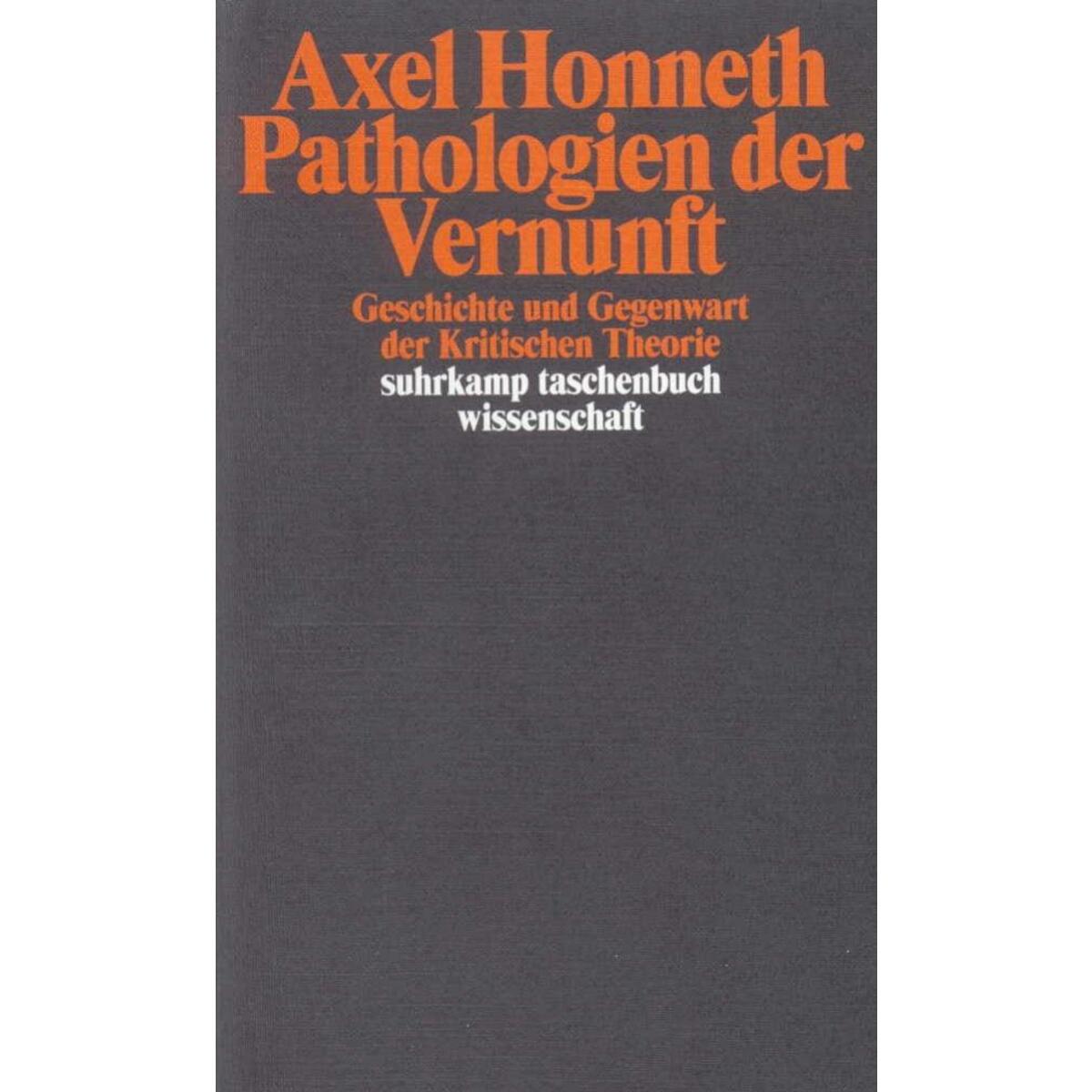 Pathologie der Vernunft von Suhrkamp Verlag AG