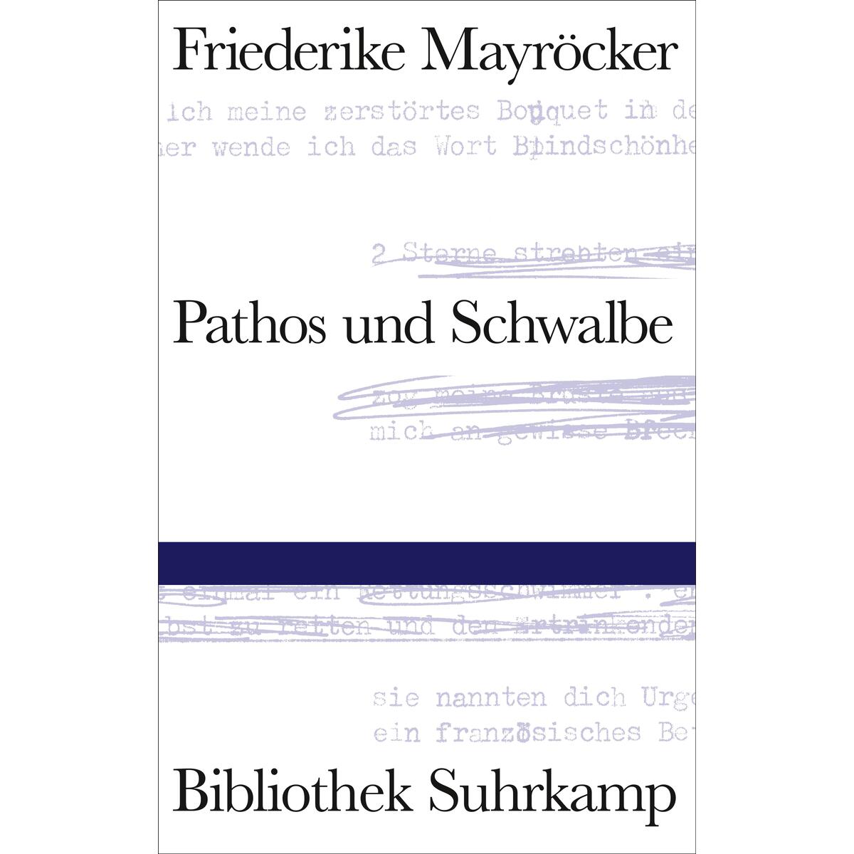 Pathos und Schwalbe von Suhrkamp Verlag