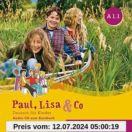 Paul, Lisa & Co A1/1: Deutsch für Kinder.Deutsch als Fremdsprache / Audio-CD
