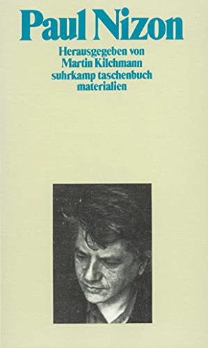 Paul Nizon von Suhrkamp Verlag