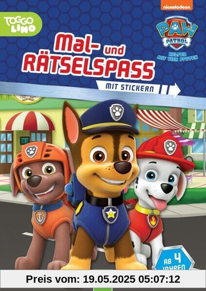 Paw Patrol Mal- und Rätselspaß: Mit Stickern Paw Patrol Mal- und Rätselspaß: Mit Stickern