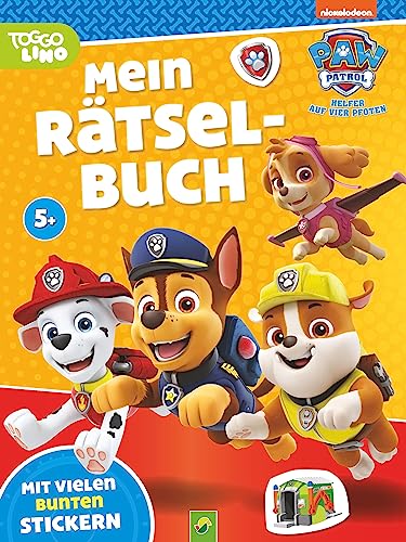 Paw Patrol Mein Rätselbuch: Mit vielen bunten Stickern | Ab 5 Jahren