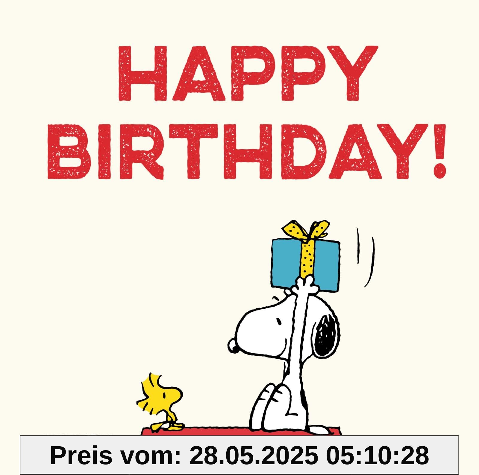 Peanuts Geschenkbuch: Happy Birthday!: Feiern mit den Peanuts | Kleines Geschenk mit Snoopy und Co zum Geburtstag mit Widmungsseite Peanuts Geschenkbuch: Happy Birthday!: Feiern mit den Peanuts | Kleines Geschenk mit Snoopy und Co zum Geburtstag mit Widmungsseite
