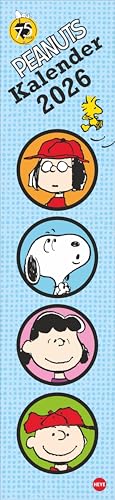 Peanuts Superlangplaner 2026: Praktischer Wandplaner mit den bekannten Peanuts-Comics. Kulltiger Streifenkalender zum Eintragen. Termin-Kalender mit lustigen Bildergeschichten. (Peanuts Kalender Heye) von Heye