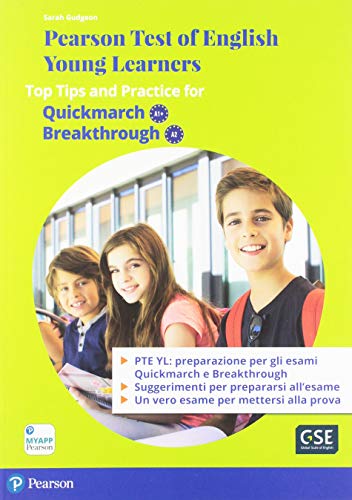 Pearson test of english. Quickmarch and breakthrough. Per la Scuola media. Con myapp von Pearson