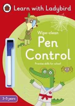 Pen Control: A Learn with Ladybird Wipe-Clean Activity Book 3-5 years von Ladybird / Penguin Books UK