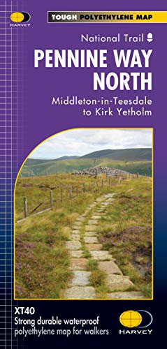 Pennine Way North: Middleton-in-Teesdale to Kirk Yetholm (Trail Maps XT40)
