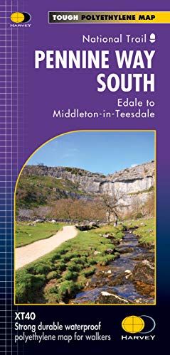 Pennine Way South: Edale to Middleton-in-Teesdale (Trail Maps XT40)