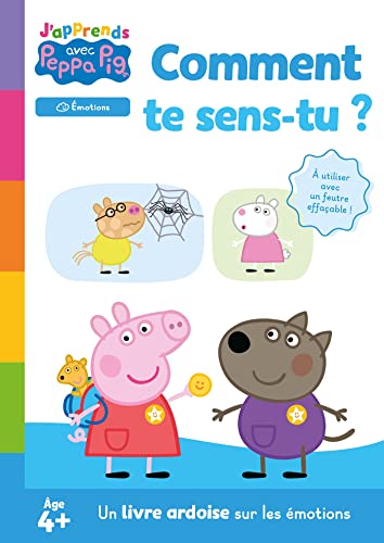 Peppa Pig - J'apprends avec Peppa - Comment te sens-tu ?: Un livre ardoise sur les émotions von HACHETTE JEUN.