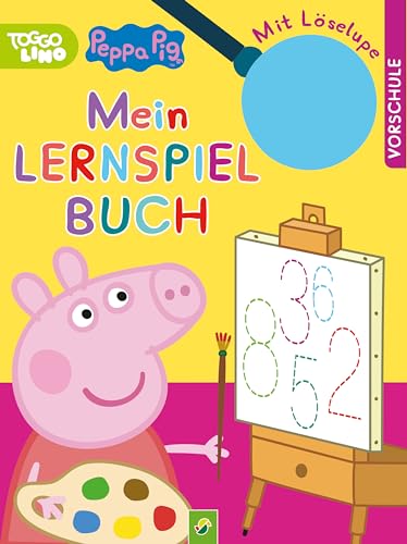 Peppa Pig Mein Lernspielbuch mit Löselupe. Mit wutzig viel Spaß durch die Vorschulzeit: Für Kinder ab 4 Jahren (Kindergarten, Vorschule, Einschulung)