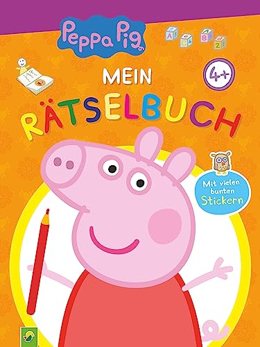 Peppa Pig Mein Rätselbuch: Mit vielen bunten Stickern