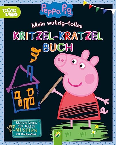 Peppa Pig Mein wutzig-tolles Kritzel-Kratzel-Buch: Kratzflächen mit tollen Mustern. Mit Bambus-Stick. Für Kinder ab 3 Jahren Peppa Pig Mein wutzig-tolles Kritzel-Kratzel-Buch: Kratzflächen mit tollen Mustern. Mit Bambus-Stick. Für Kinder ab 3 Jahren von Schwager & Steinlein Verlag GmbH