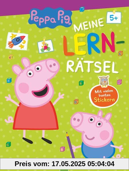 Peppa Pig Meine Lernrätsel: Mit vielen bunten Stickern