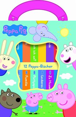 Peppa Pig - Meine erste Bibliothek - Bücherbox mit 12 Pappbilderbüchern - Peppa Wutz von Phoenix International Publications
