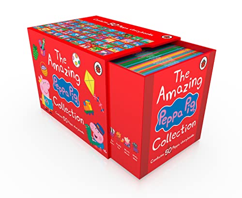Peppa Pig The Amazing Collection 1-50 Red Box von Ladybird